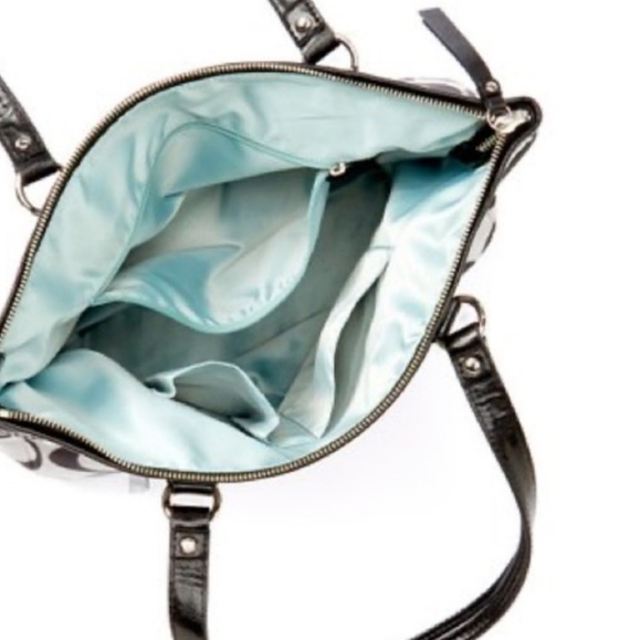 Coach vtg women's tote, Black and Grey - Picture 4 of 8